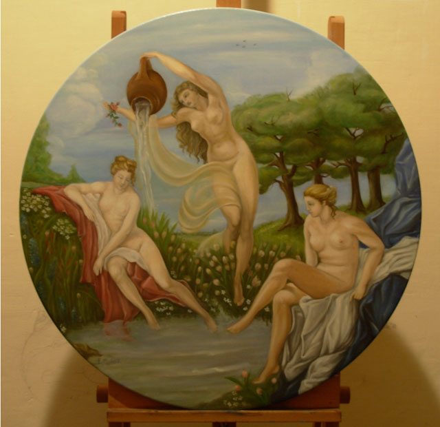 olio su tela
